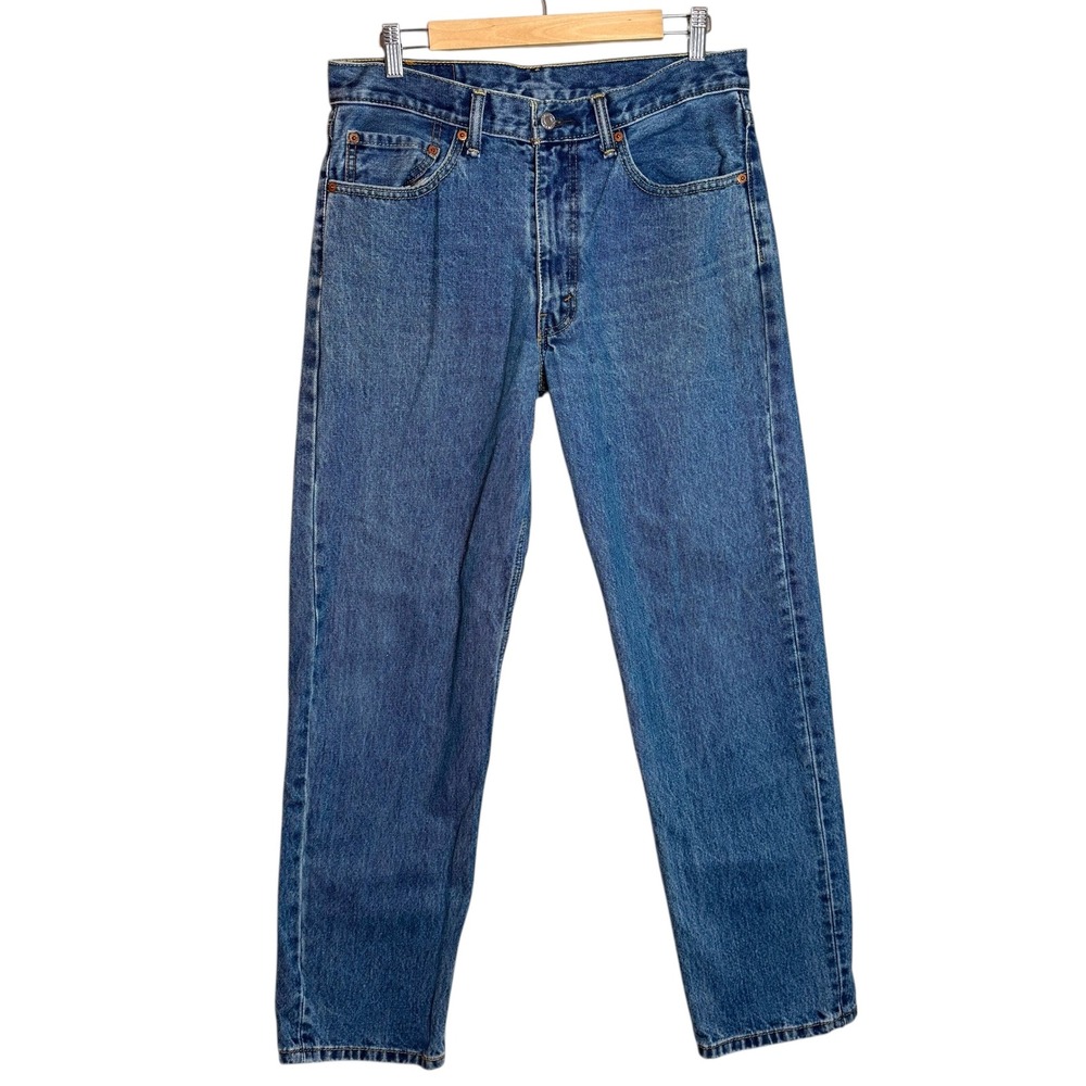 Levi's 550 Relaxed Fit Tapered Leg Jeans Mens W32 L32 30.5 Denim Medium Wash